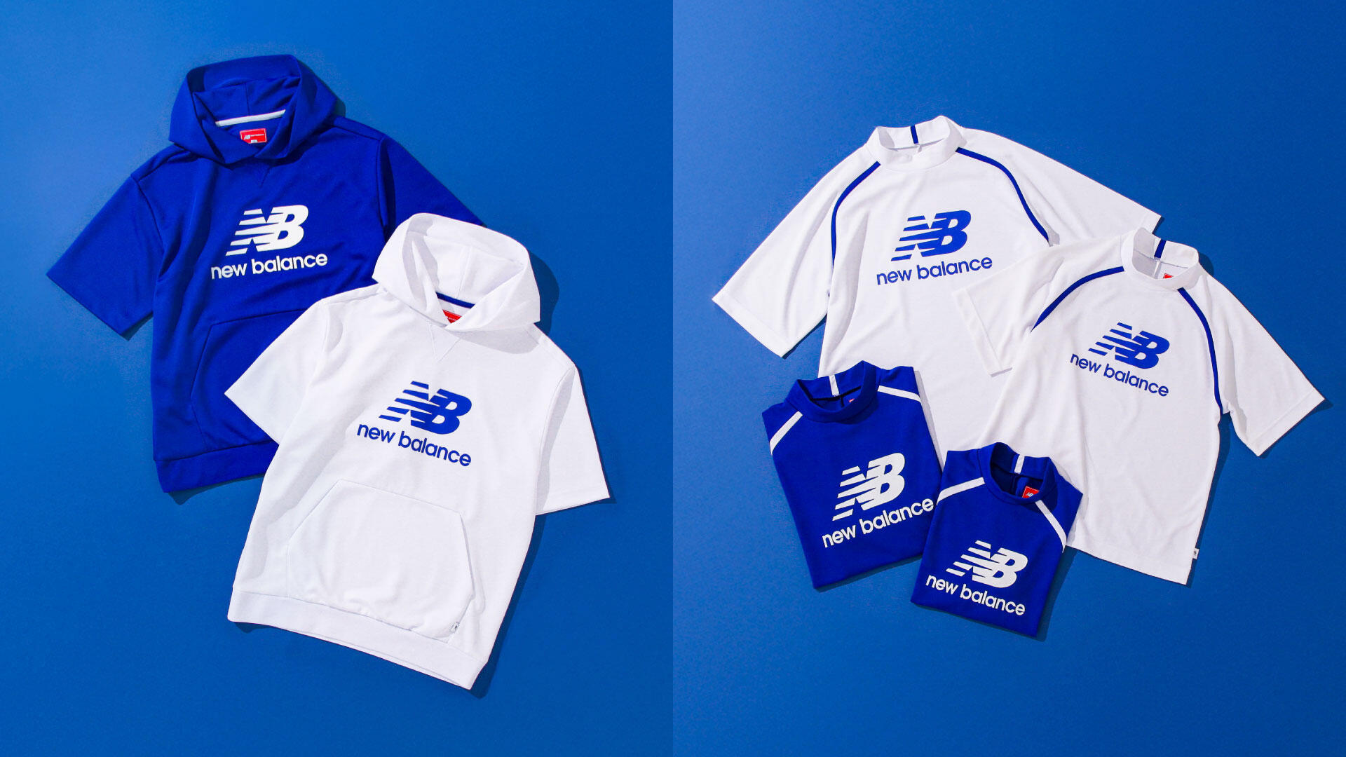 新品　ニューバランスゴルフ　ワンピース　M ブルー ニューバランス ゴルフ」ブルーとホワイトを基調とした「Royal Blue